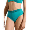 Maillots de bain Lisca Bas maillot slip de bain &eacute;chancr&eacute; taille haute Las Vegas Vert