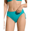 Maillots de bain Lisca Bas maillot slip de bain taille haute c&ocirc;t&eacute;s r&eacute;glables Las Vert