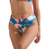 Maillots de bain Lisca Bas maillot slip de bain taille haute c&ocirc;t&eacute;s r&eacute;glables Bleu