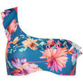 Maillots de bain sur Grenoble : Maillots de bain Lisca Haut maillot de bain asym&eacute;trique pr&eacute;form&eacute; Rimini Bleu