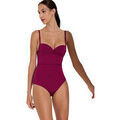 Maillots de bain Lisca Maillot de bain une pi&egrave;ce pr&eacute;form&eacute; Palma Violet Grenoble