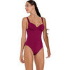Maillots de bain Lisca Maillot de bain une pi&egrave;ce armatur&eacute; multipositions Palma Violet