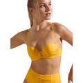 Maillots de bain sur Grenoble : Maillots de bain Lisca Haut maillot de bain bandeau balconnet pr&eacute;form&eacute; Palma Jaune