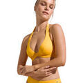 Maillots de bain sur Grenoble : Maillots de bain Lisca Haut maillot de bain armatur&eacute; dos nu Palma Jaune