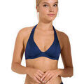 Maillots de bain Lisca Haut maillot de bain armatur&eacute; dos nu Palma Bleu Grenoble