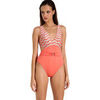 Maillots de bain Lisca Maillot de bain une pi&egrave;ce monokini pr&eacute;form&eacute; sans armatures Orange