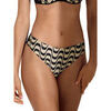 Maillots de bain Lisca Bas maillot slip de bain &agrave; nouettes amovibles Iceland Noir