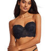 Bandeaux & bretelles amovibles Selmark Soutien-gorge bustier balconnet Matilda Noir