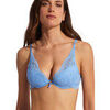 Corbeilles & balconnets Selmark Soutien-gorge triangle pr&eacute;form&eacute; plongeant Matilda Bleu