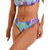 Maillots de bain Lisca Bas maillot br&eacute;silien de bain &eacute;chancr&eacute; &agrave; nouettes JERSEY Violet