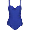 Maillots de bain Lisca Maillot de bain une pi&egrave;ce pr&eacute;form&eacute; SORRENTO Bleu