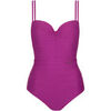 Maillots de bain Lisca Maillot de bain une pi&egrave;ce pr&eacute;form&eacute; SORRENTO Rose