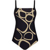 Maillots de bain Lisca Maillot de bain une pi&egrave;ce armatur&eacute; shapewear VALENCIA Noir