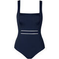 Maillots de bain Lisca Maillot de bain une pi&egrave;ce sans armatures shapewear UVITA Bleu Grenoble