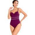 Maillots de bain sur Grenoble : Maillots de bain Lisca Maillot de bain une pi&egrave;ce pr&eacute;form&eacute; UVITA Violet