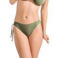 Maillots de bain Lisca Bas maillot slip de bain &agrave; nouettes IMPERIA Vert