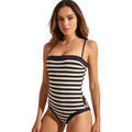 Maillots de bain Selmark Maillot de bain une pi&egrave;ce shapewear armatur&eacute; LUXOR Noir