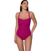 Maillots de bain Luna Splendida Maillot de bain amincissant 1 pi&egrave;ce pr&eacute;form&eacute; TK-5 Blue Rose