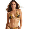 Maillots de bain Selmark Haut maillot de bain triangle pr&eacute;form&eacute; ACANTHUS Mare Noir