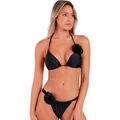 Maillots de bain sur Grenoble : Maillots de bain Admas Ensemble deux pi&egrave;ces bikini triangle Paradise Beach Noir