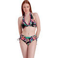 Maillots de bain sur Grenoble : Maillots de bain Admas Ensemble deux pi&egrave;ces bikini dos nu Kalissa Multicolore