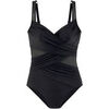 Maillots de bain Lascana Maillot de bain une pi&egrave;ce crois&eacute; Molly Noir