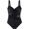 Maillots de bain sur Grenoble : Maillots de bain Lascana Maillot de bain une pi&egrave;ce crois&eacute; Molly Noir