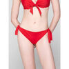 Maillots de bain Luna Splendida Bas maillot slip de bain taille basse &agrave; nouettes ARISTA Rouge