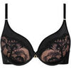 Corbeilles & balconnets Lisca Soutien-gorge push-up ROBIN Noir