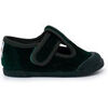 Chaussons b&eacute;b&eacute; Pisamonas Salom&eacute;s Barefoot Velours Bout Caoutchouc Vert