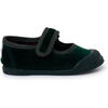 Chaussons b&eacute;b&eacute; Pisamonas Babies Barefoot Velours Bout Caoutchouc Vert