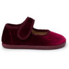 Chaussons b&eacute;b&eacute; Pisamonas Babies Barefoot Velours Bride Scratch Bordeaux