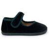 Chaussons b&eacute;b&eacute; Pisamonas Babies Barefoot Velours Bride Scratch Vert
