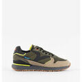 Baskets homme sur Grenoble : Baskets basses V 1985 VICTORIA 1985 BASKET LEGGERA NYLON CRO&Ucirc;TE DE CUIR 8802115 Vert
