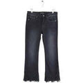 Jeans 3/4 & 7/8 The Kooples Jean droit en coton noir