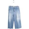 Jeans sur Grenoble : Jeans flare / larges Closed Pantalon large en coton bleu