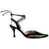 Chaussures escarpins C&eacute;line Talons en cuir noirs Noir
