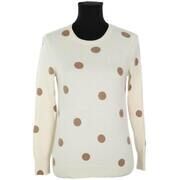 Pull S&eacute;zane Top en cachemire &eacute;cru Beige