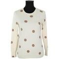 Pull S&eacute;zane Top en cachemire &eacute;cru Beige