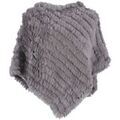 Gilets sur Grenoble : Gilet Oakwood Poncho en fourrure Ref 29059 gris