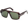 Lunettes de soleil Tom Ford FT1101 TURNER Lunettes de soleil, Havana/Vert, 58 mm