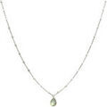 Collier Orusbijoux Collier Argent Rhodi&eacute; Goutte Pierres Naturelles Labradorite Argent&eacute; Grenoble