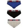 Slips Diesel 00SH05 0DDAI - 3PACK-E7082 - 3 BLACK Multicolore