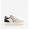 Baskets basses Victoria BASKET MADRID EFFET CUIR CRO&Ucirc;TE DE CUIR PAILLETTES 1258271 Blanc Grenoble