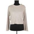 Pull S&eacute;zane Top en laine beige Beige