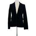 Veste Claudie Pierlot Blazer en coton marine Grenoble