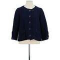 Gilet Gerard Darel Blouse en coton marine Grenoble