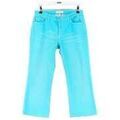 Jeans Escada Jean droit en coton turquoise Grenoble