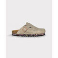 Mules femme sur Grenoble : Mules Nuoceans STONE | Sabot Gris Taupe
