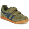 Baskets basses enfant Gola HARRIER VELCRO Kaki